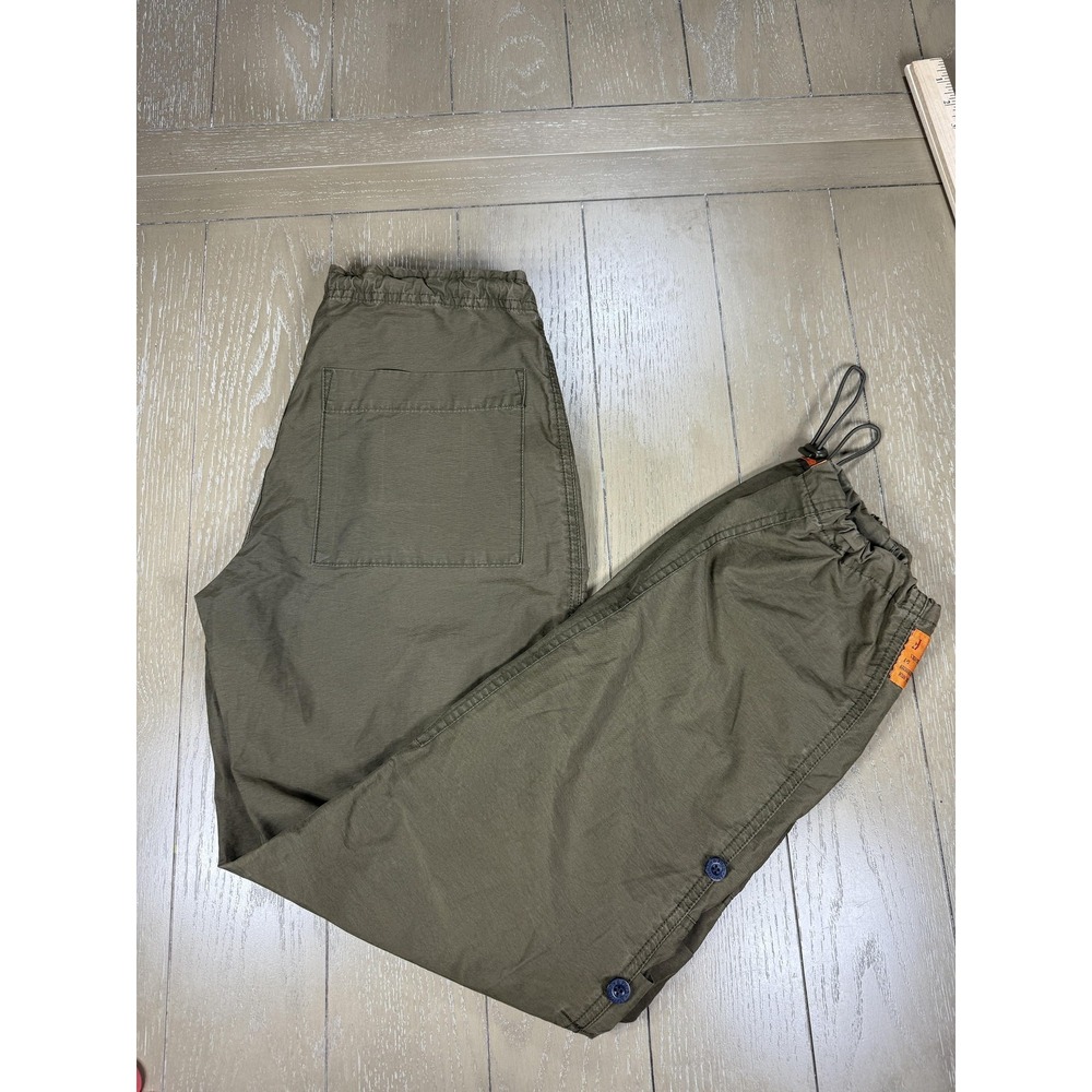 Abercrombie & Fitch Pants Womens XS Green Convertible Cargo Utility Retro Y2K